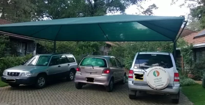 Cloth Parking Shade / Parking Shed / Car Port - Tripple / 3 cars